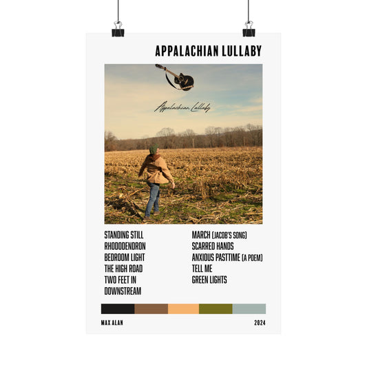 "Appalachian Lullaby" Album Art Vertical Poster